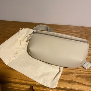 Monos Metro Sling in Ivory Vegan Leather